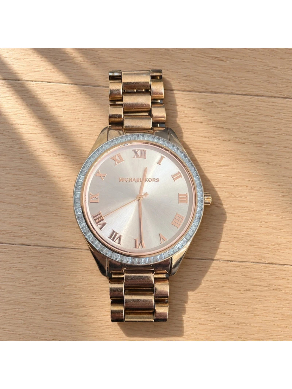 Michael Kors MK3245 Blake Rose Gold Crystal Bezel Womens Watch